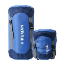 Summercome Compression Sack, 40% More Storage Space Saving, 35L Large Capacity Compression Stuff Sack, Water-Resistant & Ultralight Sleeping Bag Stuff Sack, Space Saving Gear for Camping Hiking (Blue)