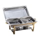 thumbnail image 3 of Elegante juego de servidor buffet de acero inoxidable para eventos con catering doble rejilla, 3 of 9