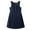 A262-Navy, variant on Girls Back to School Sleeveless Ruffle Sundress Outfit,casual wear Summer Beach Dress (6-7 Years,Navy)