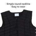 thumbnail image 4 of Equestrian Protector Vest,Professional Zip Closure Unisex Black Equestrian Protector Waistcoat Horse Riding Protective Vest with Extended Padding for Adult, 4 of 7