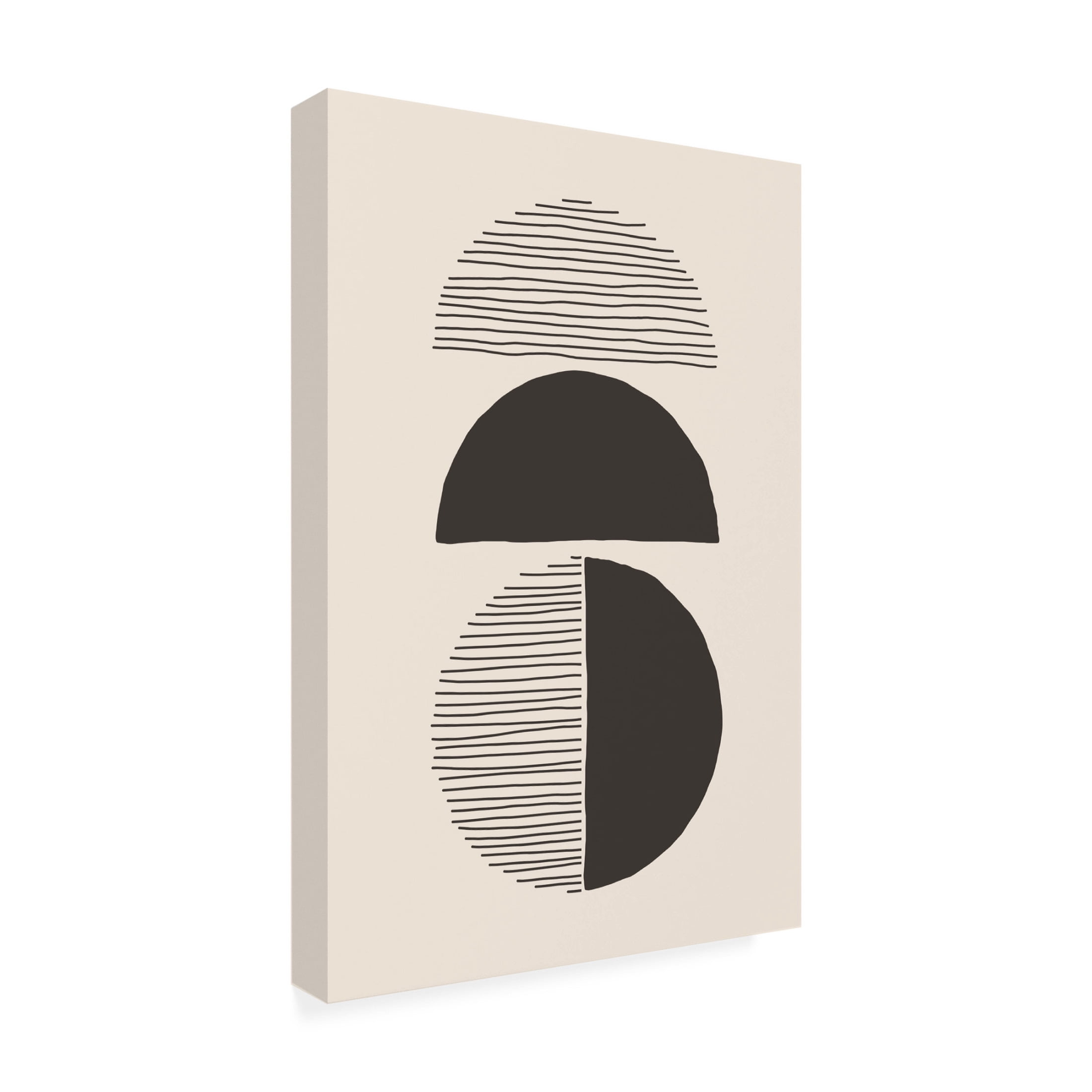 Trademark Fine Art jay stanley Circles and Lines 2 Canvas Wall Art