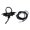 Black, variant on Gieenan Adjustable Lizard Leash Set Bearded Dragon Harness Comfortable Training Leashes for Small Reptiles Leopard Geckos