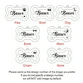 thumbnail image 4 of Personalized Dog Tags and Cat Tags, Glitter Pet Name Tags, Engraved Bone Shape Collar Pendant, Customizable On Both Sides, Multi-Color, 4 of 9