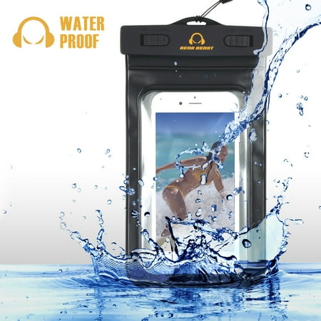 Heavy Duty Spur Gear - Gear Beast Heavy Duty Universal Cell Phone Dry Bag IPX8 Certified Waterproof Case Pouch for iPhone X 8 Plus 7 Plus 8 7 6s Plus 6s 6 Plus 6 Galaxy S8 S8 Plus S7 S7 Edge S6 Note 8 5 for Men Women Kids