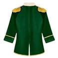 thumbnail image 2 of LiiYii Baby Boys Medieval Royal Prince Tailcoat Jacket Tassel Long Sleeve Vintage Tuxedo Coat Green 4T, 2 of 6
