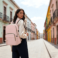 thumbnail image 2 of Mochila Matein 35L Viaje Rosa para Laptop 17 pulgadas Impermeable Xtellar rosa, 2 of 3