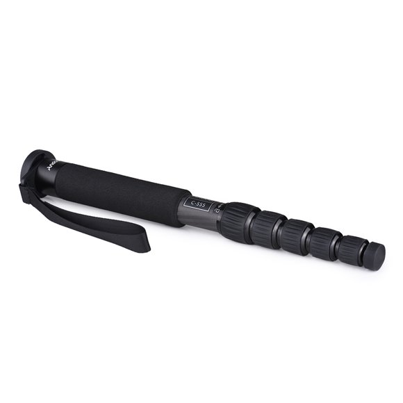 Andoer Monopods, Monopod en Fibre pour Caméra Vidéo Stuido C-555 Monopod en Fibre de Carbone Stick avec Sac de Transport Max. Stick en Fibre de Carbone pour Caméra avec Sac de Transport Monopod un Sac de Transport Max. Charge Ainn A7 Pentax Vidéo