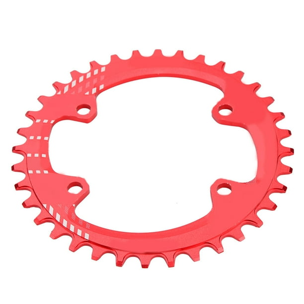 Plato sencillo BCD de 96 mm, estrecho y ancho, para M6000, M7000 y M8000 (rojo, 36 dientes)