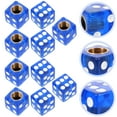 thumbnail image 2 of Miangastore 10 Pcs Embouts de Valve de Pneu de Voiture Style Dé, Embouts de Valve de Pneu Étanches, 2 of 8