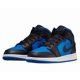 thumbnail image 2 of Ni - ke Air Jordan 1 Mid Grade School Black / Royal Blue-Black-White DQ8423-042, 2 of 5