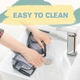 thumbnail image 3 of Jeans Compartment Storage Box, Wardrobe Clothes Organizer, 7 Grids Foldable Closet Drawer Organizer, Washable Clothes Drawer Mesh Separation Box for Bedroom, 3 of 7