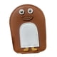 thumbnail image 2 of Cartera para tarjetas de crédito de PU, portátil, con cierre de cremallera y diseño de pingüino Marrón, 2 of 9