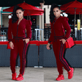 thumbnail image 4 of Akmipoem Sweatsuits 2 Piece Sets Womens Plus Outfit Sets Jogging Suit Tracksuit Activewear, 4 of 5
