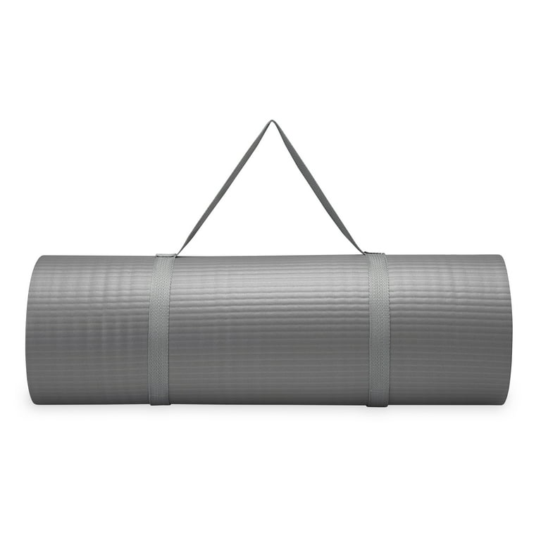 Gaiam Restore 15mm Fitness Mat with Carrying Strap Walmart