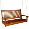 thumbnail image 1 of International Caravan Outdoor 48" Two Seater Wood Swing, 1 of 1