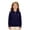 Navy, variant on Coerni Girls Hollowout Sweater Ruffled Peter Pan Collar Cute Knit Pullover Spring Autumn Casual Preppy Layering Knitwear Tops