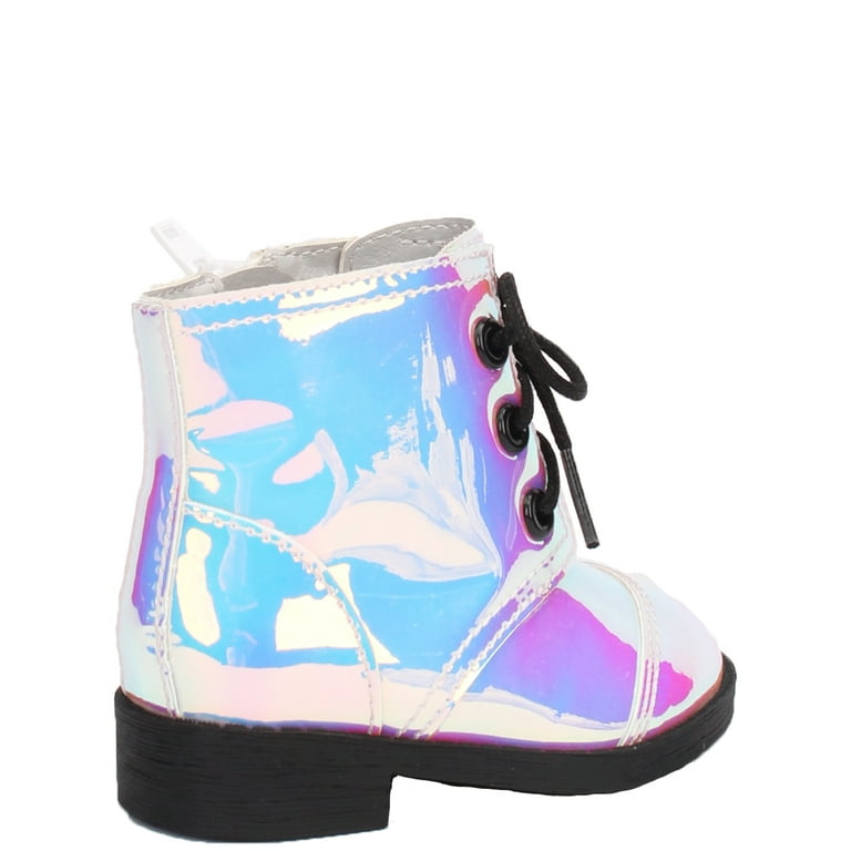 Holographic boots hotsell for kids