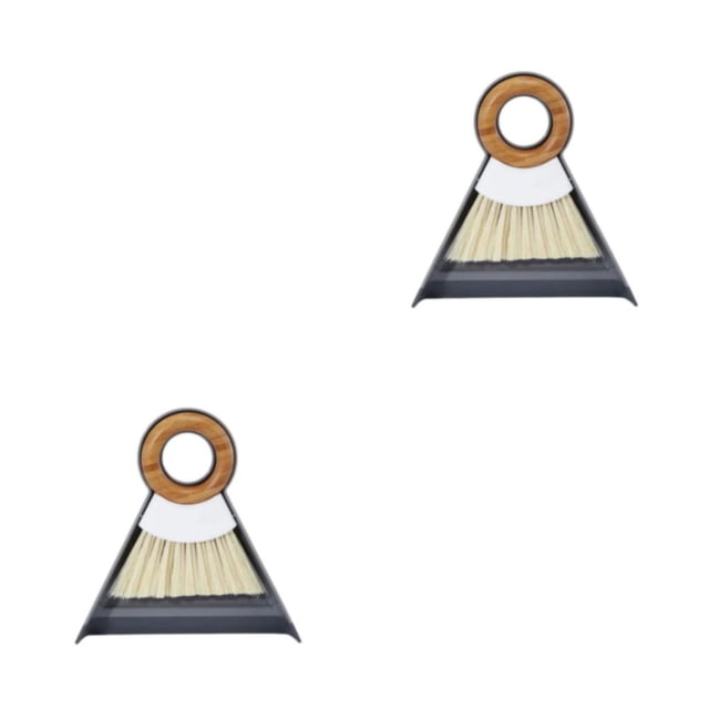 Naiovety Juego de recogedor de escoba de mano duradero para un almacenamiento conveniente Recogedor de escoba de limpieza fácil de escritorio Type1 NO1