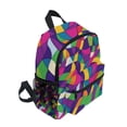 thumbnail image 2 of FORMRS School Backpack with Front Zippered Pocket 12" Student Travel Daypack, Colorful Plaid, 2 of 6