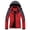 C-Red308, variant on DHFJKG Windbreaker Jacket Women Fuzzy Lining Secure Pockets Zipper Coat With Detachable Hood Winter Outdoor Hiking Climbing Stylish Outerwear