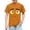 Orange, variant on DAETIROS 100% Cotton Boys T-Shirt Funny Face Emoji Graphic Tee Crewneck Short Sleeve Orange Soft Breathable Summer Casual Little Boys Top,Size 5 T