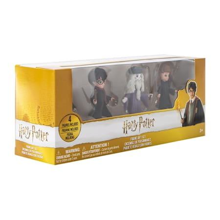 Harry Potter Figure Gift Set with Harry, Ron, Hermione