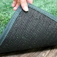 thumbnail image 2 of Koeckritz Rugs Green Black Indoor/Outdoor Artificial Grass Rug, 4'x6', Lightweight, 2 of 6