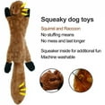 thumbnail image 3 of Funny Simulated Animal No Stuffing Dog Toy with Squeakers Durable Stuffingless Plush Squeaky Dog Chew Toy Crinkle Pet Squeak Toy, 3 of 10