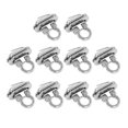 thumbnail image 1 of Alloy Turn Lock Clasp, Easy To Install Compact Size Bag Twist Lock 10PCS  For Leather Crafts, 1 of 8