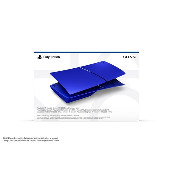 PlayStation®5 Console Covesr (model group - slim) – Cobalt Blue