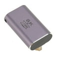 thumbnail image 5 of Adaptador macho a hembra de interfaz Multimedia HD, adaptador convertidor de vídeo UHD de ángulo recto 2,1 8K 60Hz con luz indicadora, 5 of 5