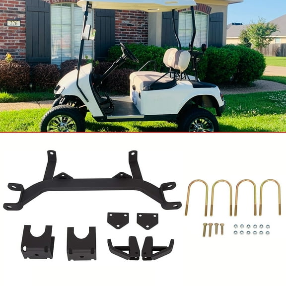 5" Drop Axle Golf Cart Lift Kit Compatible with 1994-2001.5 EZGO TXT/Medalist Golf Carts Gas Models