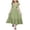 Light Green, variant on CCRFTGI Dresses for Kids Girls 10-12 Basic Tie Back Square Neck Ruffle Sleeve Spring Summer A Line Boho Dress Cute Beach Holiday Girls Party Dresses Black 9-10 Years