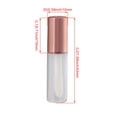 thumbnail image 4 of Tubos para brillo labial BQLZR color oro rosa, 1,2 ml, plástico, paquete de 20, 4 of 8