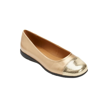 

Comfortview Women s Wide Width The Fay Flat Shoes