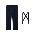 thumbnail image 3 of purcolt Toddler Little Boys Classic Chino Pants with Suspenders for Casual, Formal Wear and Special Occasions, 3 of 3