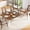 White + 2025 antique, variant on Industrial Dining Table for 4-6 People, 78.7"L Rectangular Kitchen Table with Metal Legs, Heavy Duty Dinner Table for Kitchen, No Chairs