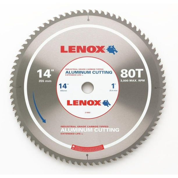 Lenox21892 14 In. Metal Cutting Circular Saw Blade