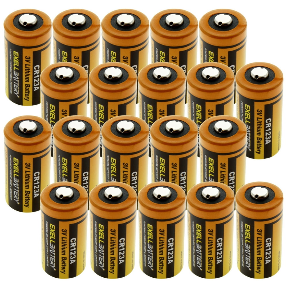 20X 3.0V 1700mAh CR123A Lithium Battery Fits Canon EOS Rebel G Film