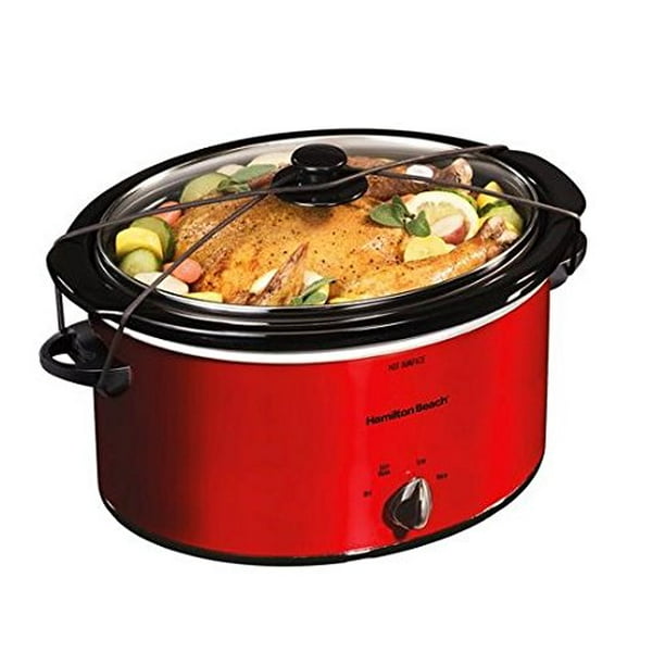 Hamilton Beach 5 Quart Portable Oval Slow Cooker, Discontinued Panels