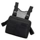 thumbnail image 4 of Bolsa de pecho con múltiples bolsillos, bolsa frontal tipo riñonera, chaleco, bolsa de pecho Negro, 4 of 9