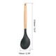 thumbnail image 2 of Cuchara de servicio sólida Uxcell Utensilio de cocina Utensilios de cocina Gadgets de mango de madera para utensilios de cocina antiadherentes de silicona, 2 of 5
