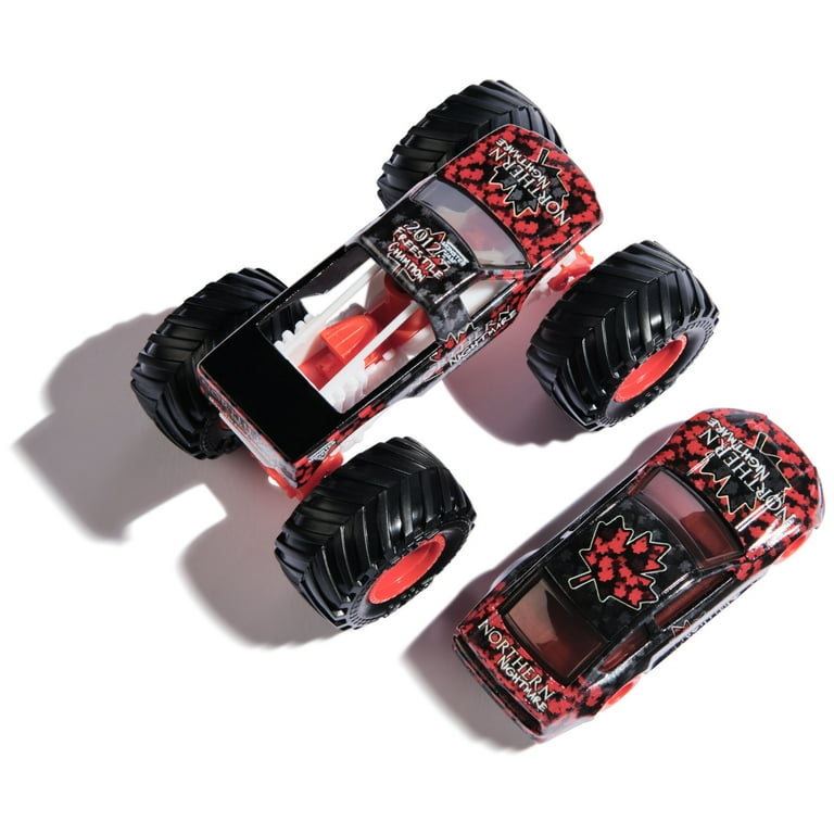 Monster Jam Northern Nighmare Monster Truck and Race Car