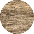 thumbnail image 1 of Ahgly Company Indoor Round Abstract Saddle Brown Abstract Area Rugs, 3' Round, 1 of 6
