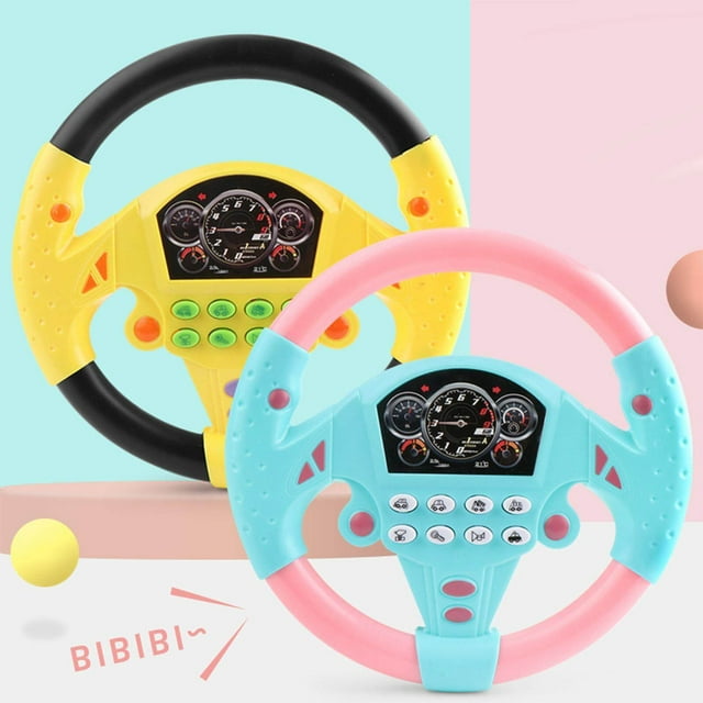 VONKY Simulated Driving Controller Simulation game Pretend for Birthday yellow