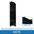 thumbnail image 4 of Interruptor de ventana eléctrica Unique Bargains para el lado del conductor delantero izquierdo para Mitsubishi Galant 2007-2012 Negro, 4 of 7
