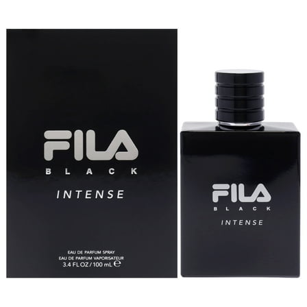 Fila Black Intense Cologne for Men, Perfume for Men, 3.4 oz Eau de Parfum