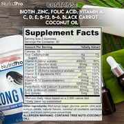 Long Hair Gummies – Anti-Hair Loss Supplement for Fast Hair Growth of Weak, Thinning Hair by NutraPro