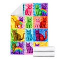 thumbnail image 3 of Couverture Jetée au Design de Chat Mignonne pour Canapé Lit Sofa Douillette Chaude Décorative Maison, 3 of 9