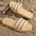 thumbnail image 7 of Fnooota Women's Flat Sandals, Lightweight Slip On Non-slip Open Toe Summer Shoes White Size 6, 7 of 7